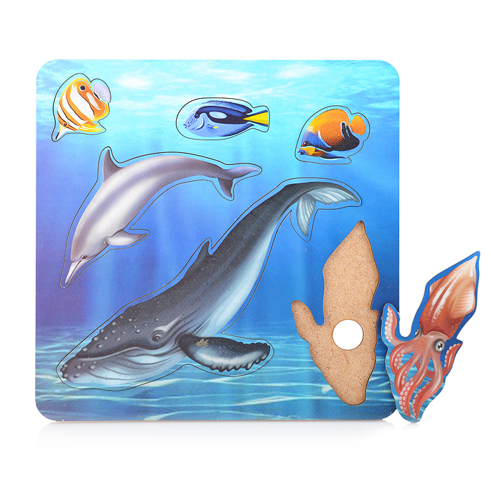 Рамка-вкладыш "Морские обитатели" (кит)