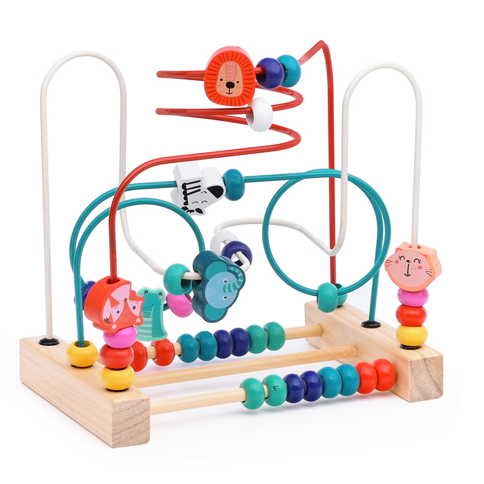 Игра Лабиринт D1236-1 "Зоо", со счетами, в пакете