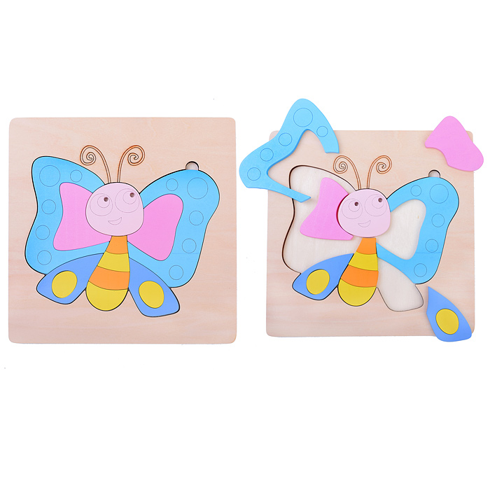 Пазл-вкладыш D1542 "Бабочка"