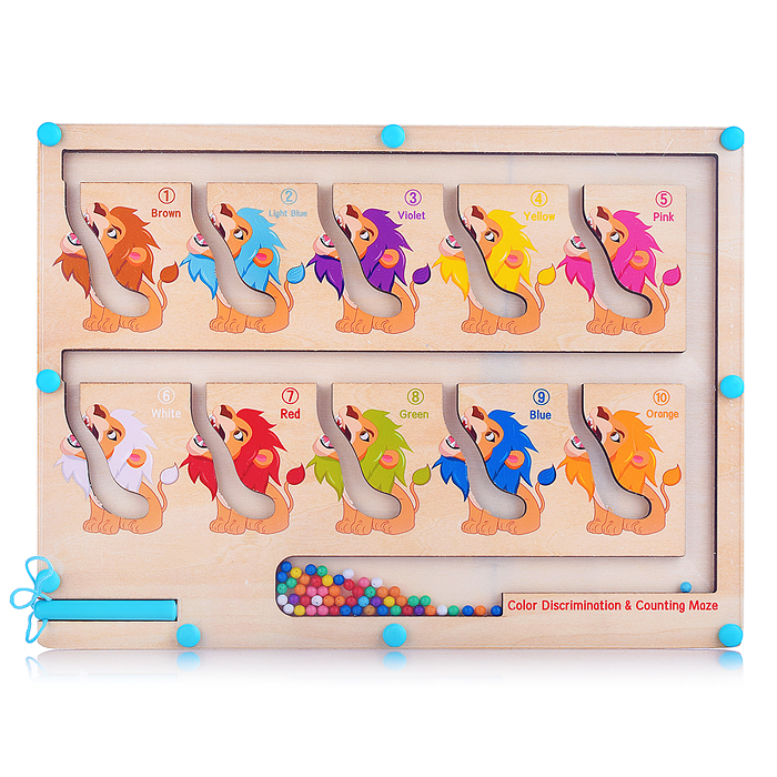 Игра развивающая D1941 "Цветные львы"