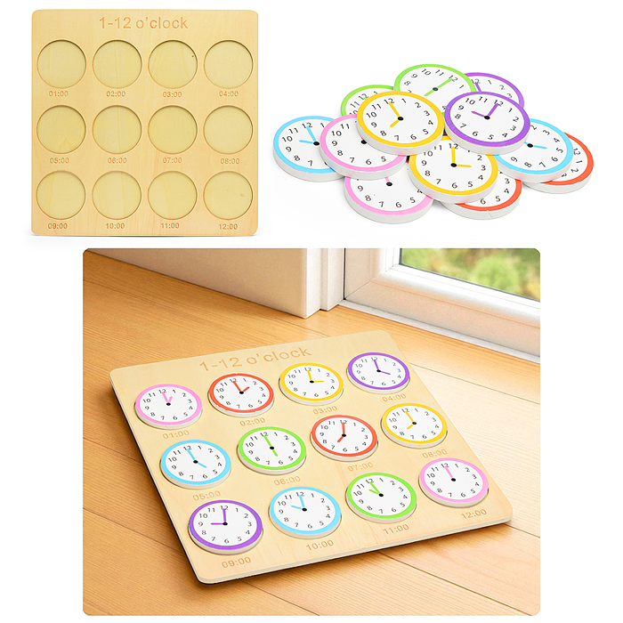 Игра развивающая D2070 "Часики"