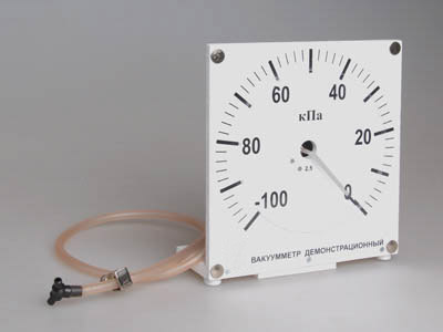 Вакуумметр демонстрационный (вакуумный манометр)